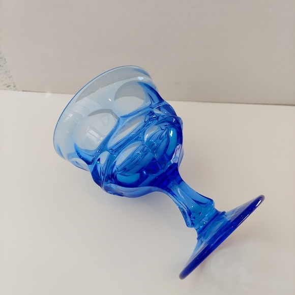 Fostoria Argus Blue Sorbet Glass - Picture 3 of 3